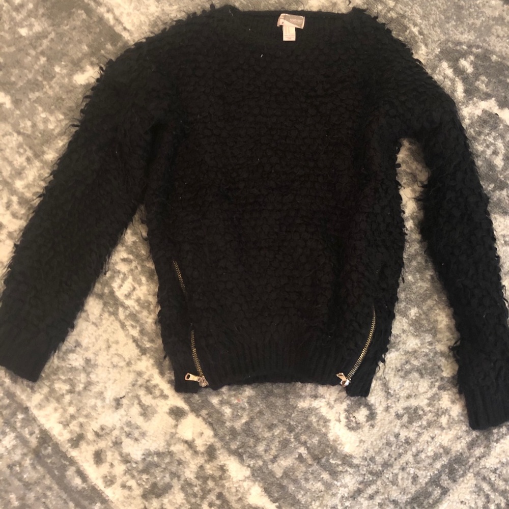 Forever 21 Thick Comfy Black Sweater
